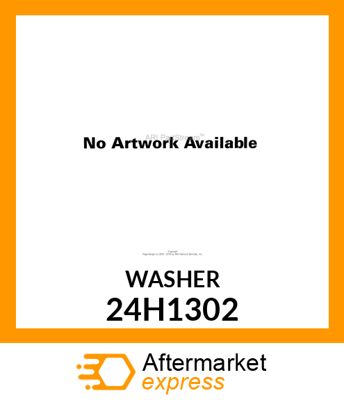 WASHER, METALLIC, ROUND HOLE 24H1302