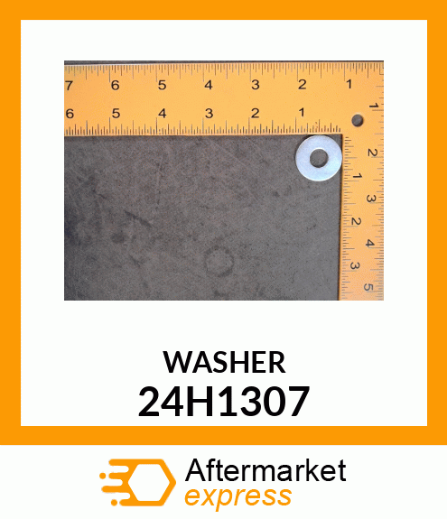 WASHER, METALLIC, ROUND HOLE 24H1307