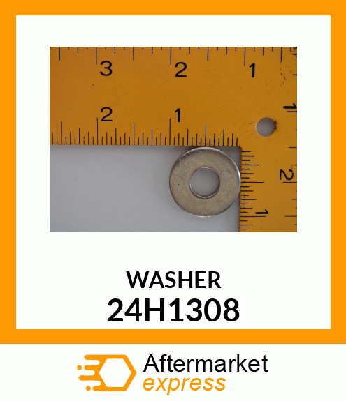 WASHER, METALLIC, ROUND HOLE 24H1308