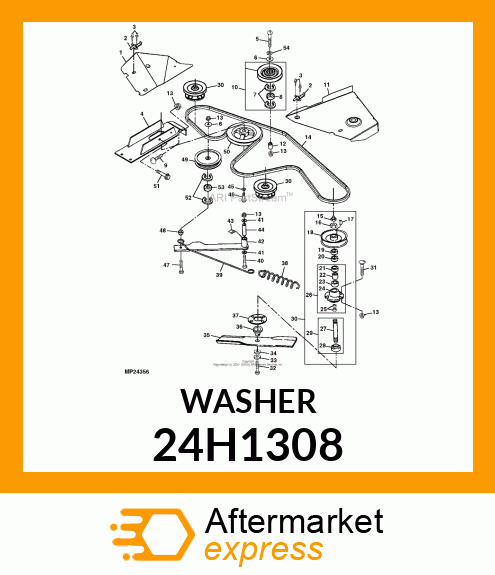 WASHER, METALLIC, ROUND HOLE 24H1308