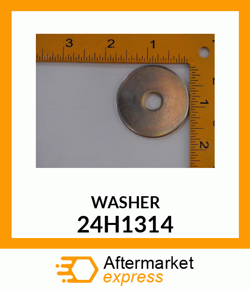 WASHER, METALLIC, ROUND HOLE 24H1314