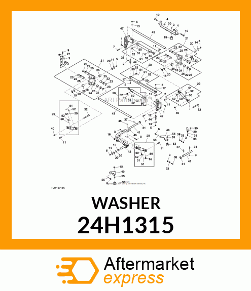 WASHER, METALLIC, ROUND HOLE 24H1315