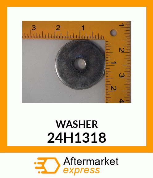 WASHER, METALLIC, ROUND HOLE 24H1318