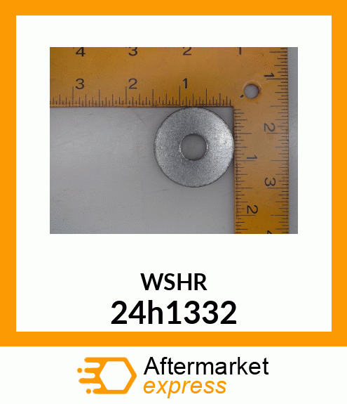 WASHER, METALLIC, ROUND HOLE 24h1332