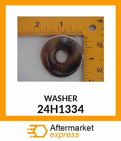 WASHER, METALLIC, ROUND HOLE 24H1334