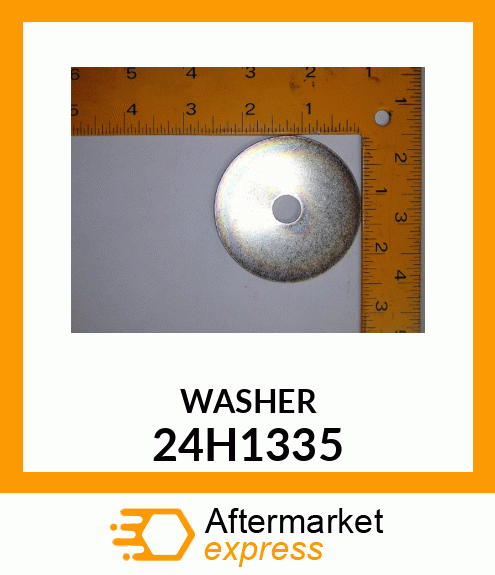 WASHER, METALLIC, ROUND HOLE 24H1335