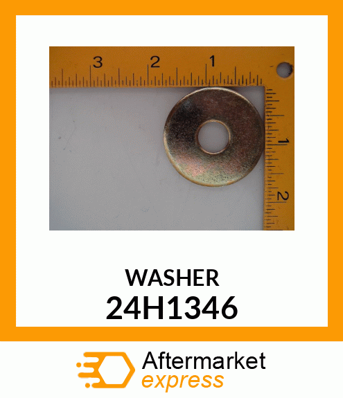 WASHER, METALLIC, ROUND HOLE 24H1346