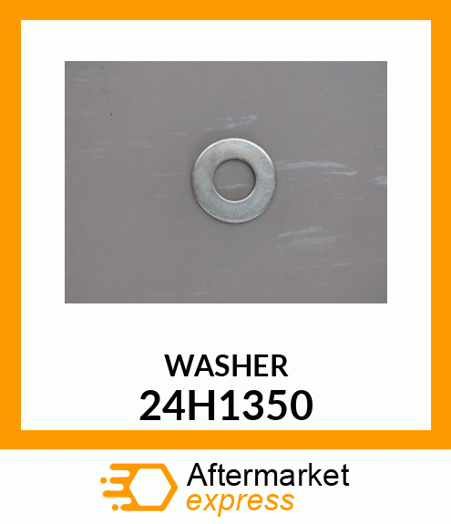 WASHER, METALLIC, ROUND HOLE 24H1350