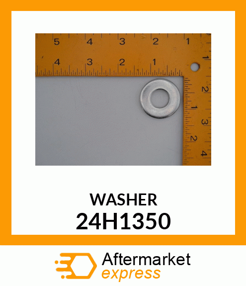 WASHER, METALLIC, ROUND HOLE 24H1350