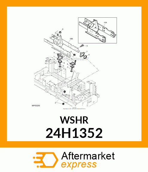 WASHER, METALLIC, ROUND HOLE 24H1352