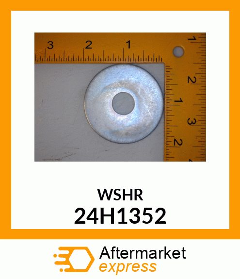 WASHER, METALLIC, ROUND HOLE 24H1352