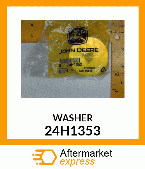 WASHER, METALLIC, ROUND HOLE 24H1353