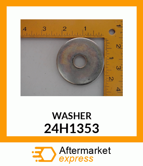 WASHER, METALLIC, ROUND HOLE 24H1353