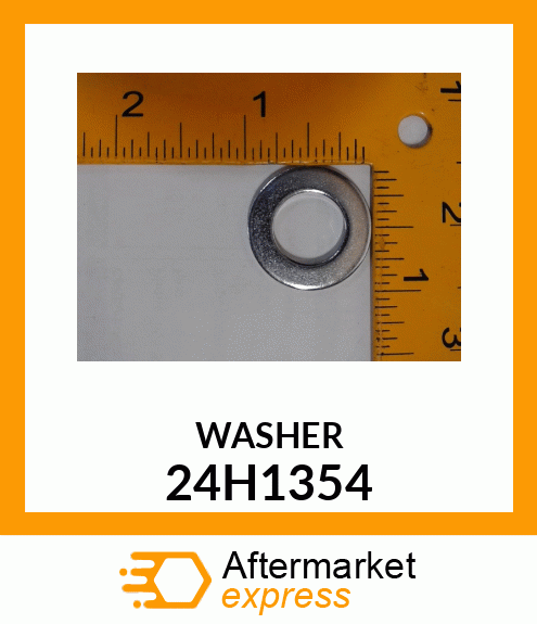 WASHER, METALLIC, ROUND HOLE 24H1354