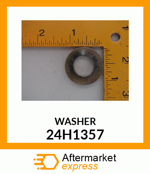 WASHER, METALLIC, ROUND HOLE 24H1357