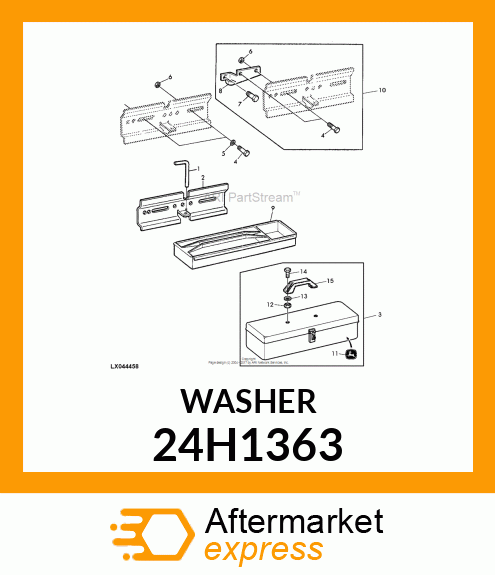 WASHER, METALLIC, ROUND HOLE 24H1363