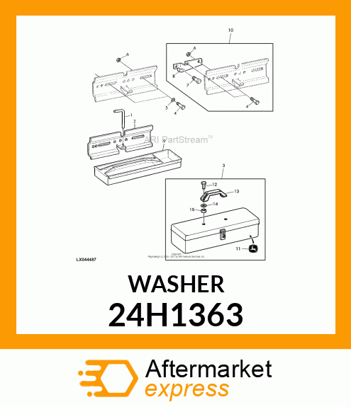 WASHER, METALLIC, ROUND HOLE 24H1363