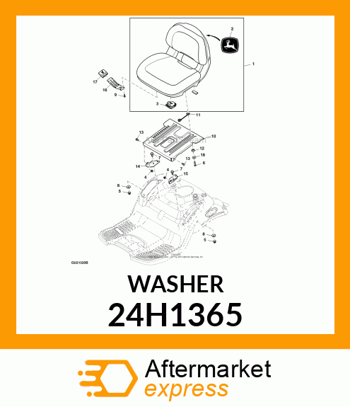 WASHER, METALLIC, ROUND HOLE 24H1365