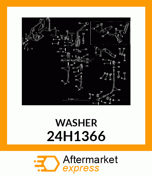 WASHER, METALLIC, ROUND HOLE 24H1366