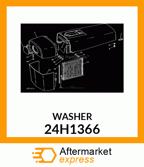 WASHER, METALLIC, ROUND HOLE 24H1366