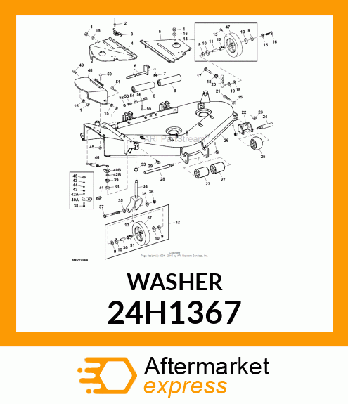 WASHER, METALLIC, ROUND HOLE 24H1367