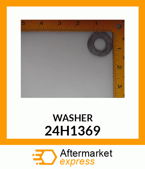 WASHER, METALLIC, ROUND HOLE 24H1369