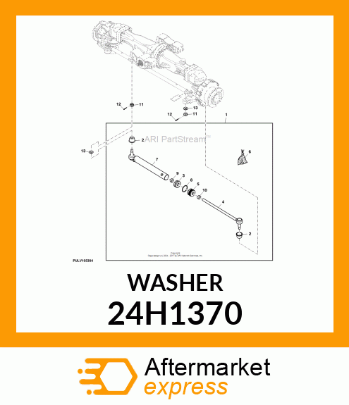 WASHER, METALLIC, ROUND HOLE 24H1370