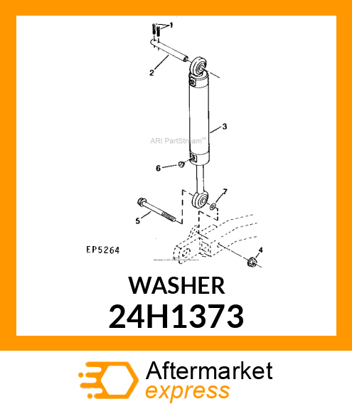 WASHER, METALLIC, ROUND HOLE 24H1373