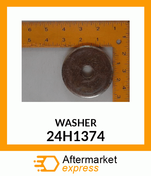 WASHER, METALLIC, ROUND HOLE 24H1374