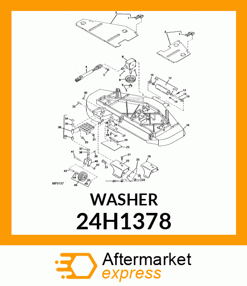 WASHER, METALLIC, ROUND HOLE 24H1378