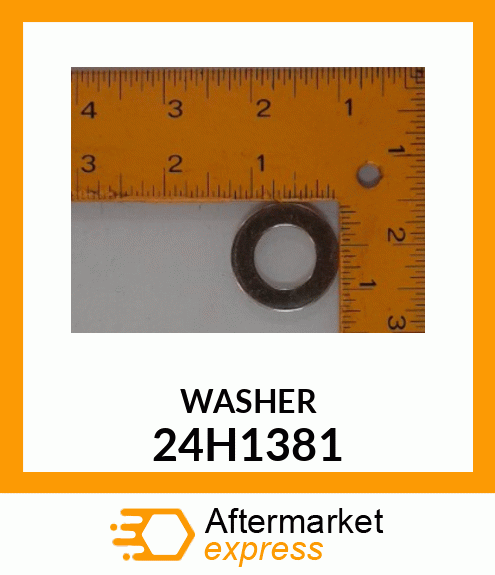 WASHER, METALLIC, ROUND HOLE 24H1381