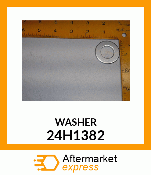 WASHER, METALLIC, ROUND HOLE 24H1382