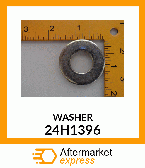 WASHER, METALLIC, ROUND HOLE 24H1396