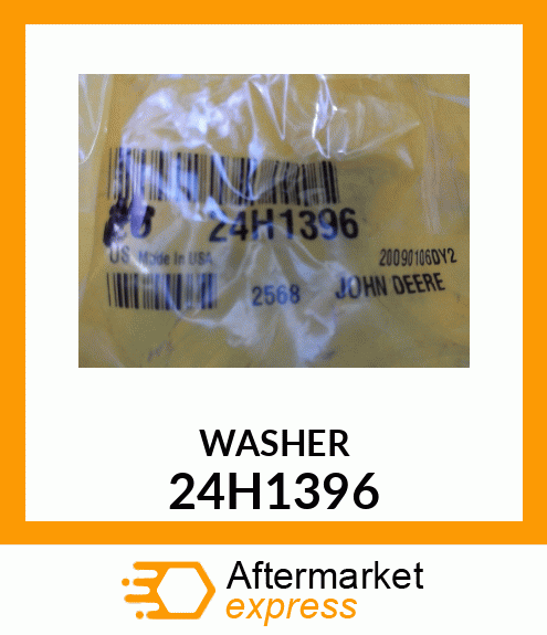 WASHER, METALLIC, ROUND HOLE 24H1396