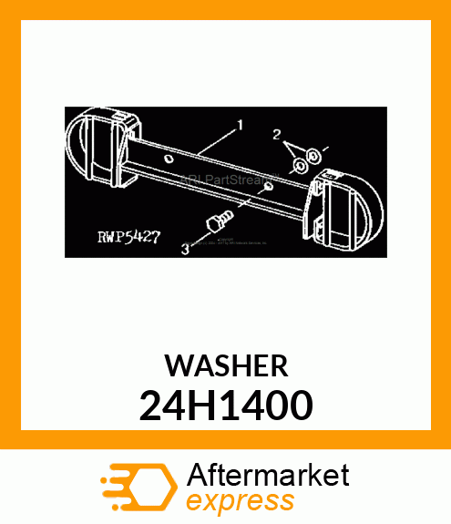 WASHER, METALLIC, ROUND HOLE 24H1400