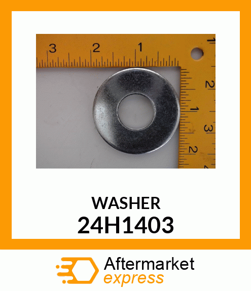 WASHER, METALLIC, ROUND HOLE 24H1403