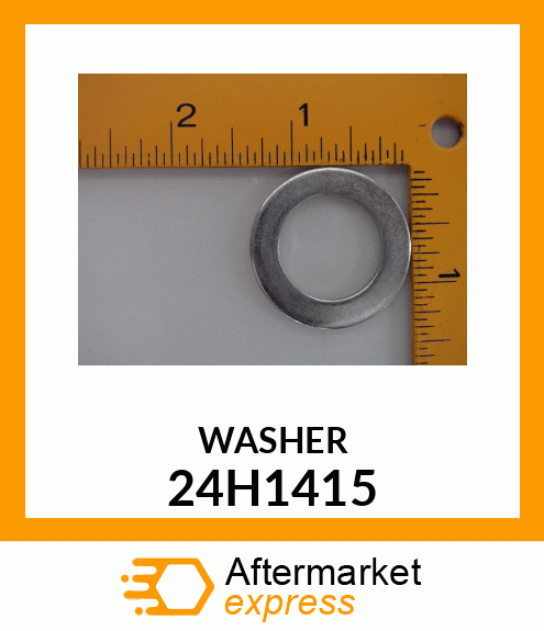 WASHER, METALLIC, ROUND HOLE 24H1415