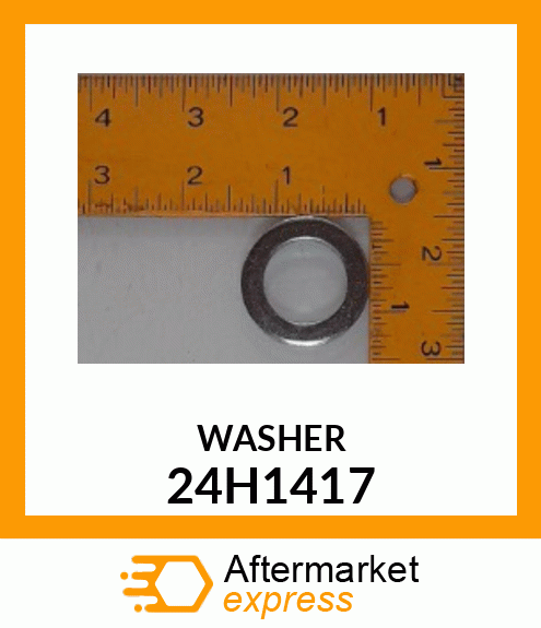 WASHER, METALLIC, ROUND HOLE 24H1417