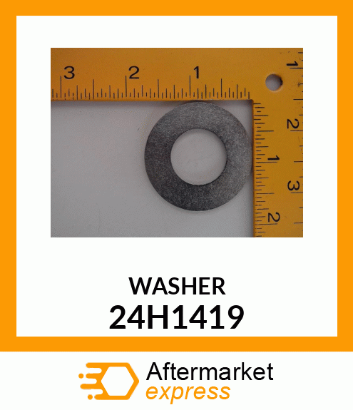 WASHER, METALLIC, ROUND HOLE 24H1419