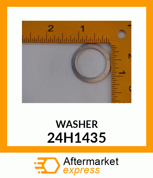 WASHER, METALLIC, ROUND HOLE 24H1435