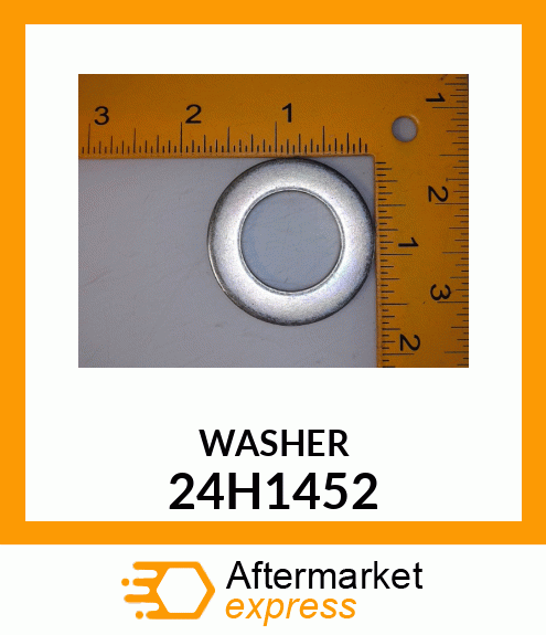 WASHER, METALLIC, ROUND HOLE 24H1452