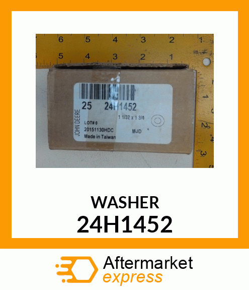 WASHER, METALLIC, ROUND HOLE 24H1452