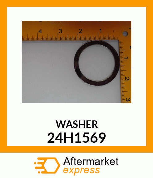 WASHER, METALLIC, ROUND HOLE 24H1569