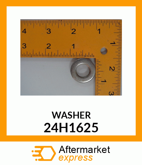 WASHER, METALLIC, ROUND HOLE 24H1625