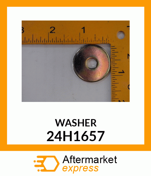 WASHER, METALLIC, ROUND HOLE 24H1657