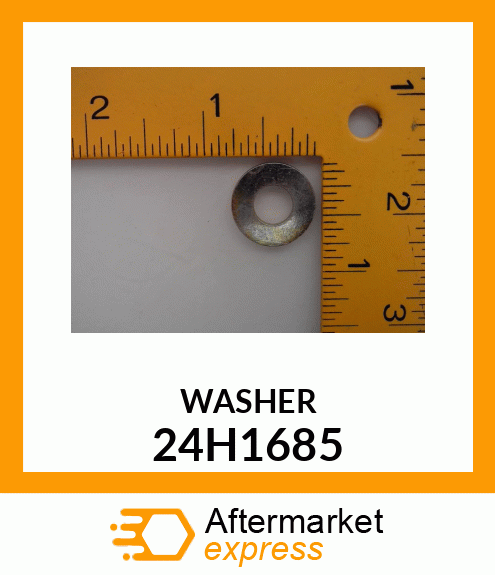 WASHER, METALLIC, ROUND HOLE 24H1685