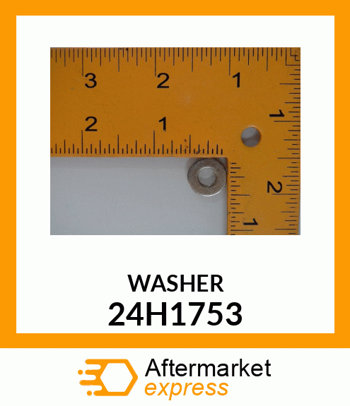 WASHER, METALLIC, ROUND HOLE 24H1753