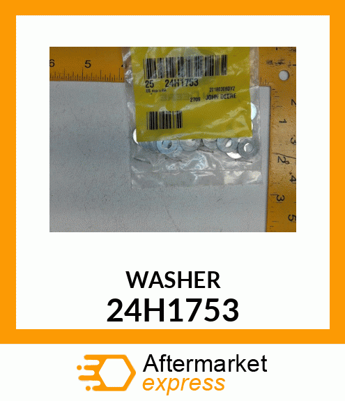 WASHER, METALLIC, ROUND HOLE 24H1753