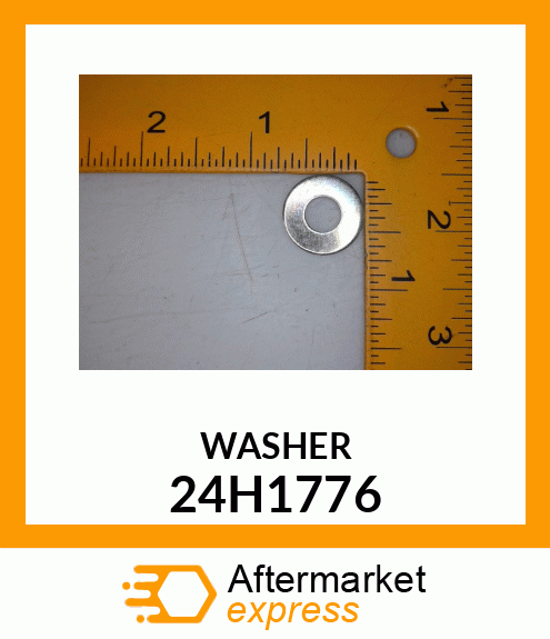 WASHER, METALLIC, ROUND HOLE 24H1776