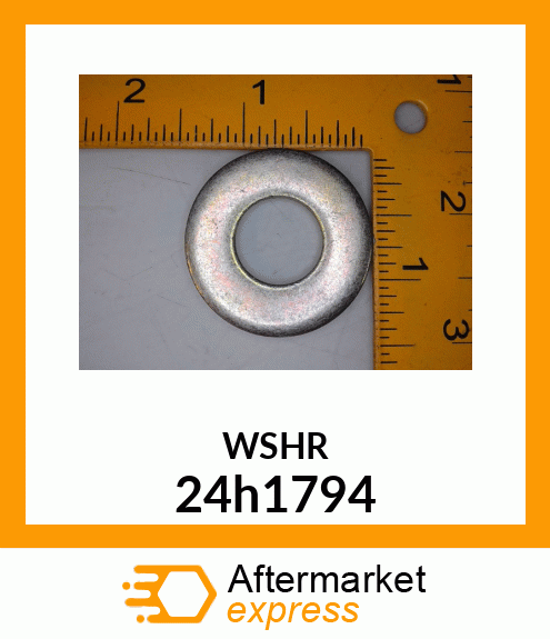 WASHER, METALLIC, ROUND HOLE 24h1794